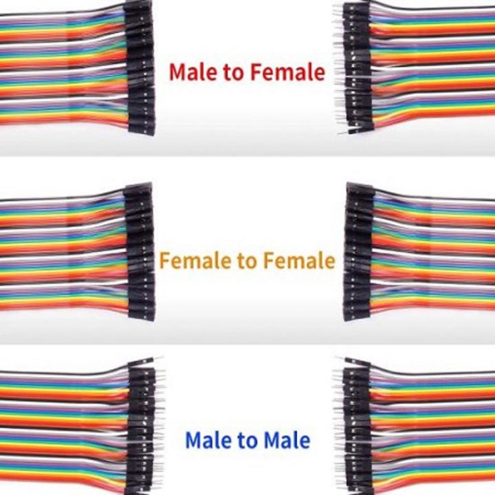 20 Pieces 20 CM Jumper Wire Male To Male, Female To Female, Male To Female Use In Arduino
