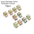 10Pcs New Stainless Steel Galvanized Fuel Oil Line Water Hose Pipe Spring Clips Fastener Tube Clamp. 