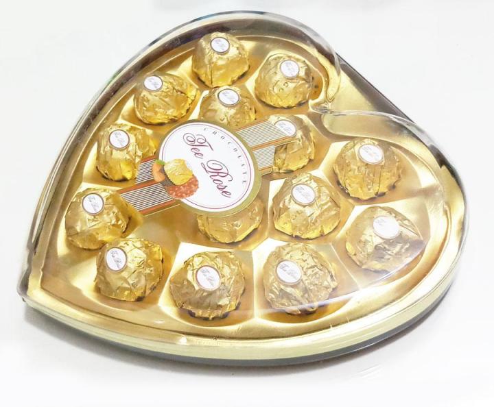 Daaji Imported Chocolatier Assorted Chocolate Gift Box - Assorted Dark, Milk, White, Raspberry, Caramel, and Chocolate