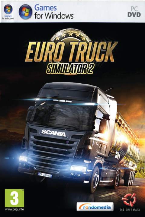 Euro Truck Simulator 2 (PC GAME) OFFLINE GAME  - 2 DVD -