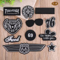 According embroidered fashion brand men decorative embroidery chapter embroidery cloth patch stickers subsidize black hole embroidery badges 1. 