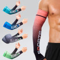 Professional Sports UV Sun Protection Cooling Compression SleevesCool Men and Women Cycling Elbow  Arm Sleeves. 