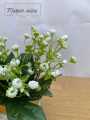 Artificial Baby Breath Flowers with Black / White Pot  | Washable | Best Used for Home Purposes and Office Decoration Table Top home decoration items flowers for home decoration. 