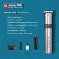 Dingling RF-608B 100% Original rechargeable with USB and Android Charger Hair And Beard shaving machine And Grooming Trimmer For Men. 