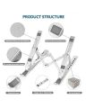 Aluminum Laptop Stand, Tablet Stand, Adjustable Laptop Stands, Ergonomic Foldable Portable Desktop Holder. 