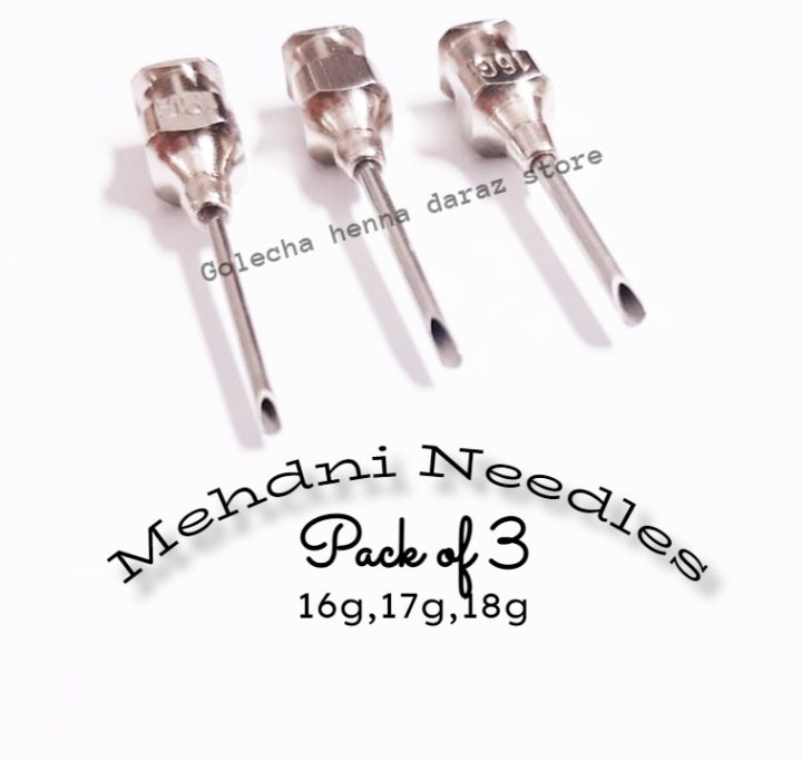 Mehndi%20Injection%20Pen%20Needles%20Pack%20of%203%20Different%20Sizes%20Needles%2016g,%2017g,%2018g%20To%20create%20Stunning%20Mehndi%20Henna%20Art%20Designs%20-%20Image%204
