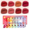 She Loves 8 Pcs Mini Candy Matte Lipstick Set Mini lipstick 8 Pieces Beautiful Shades Water Proof And Long Lasting (100 % Original ). 