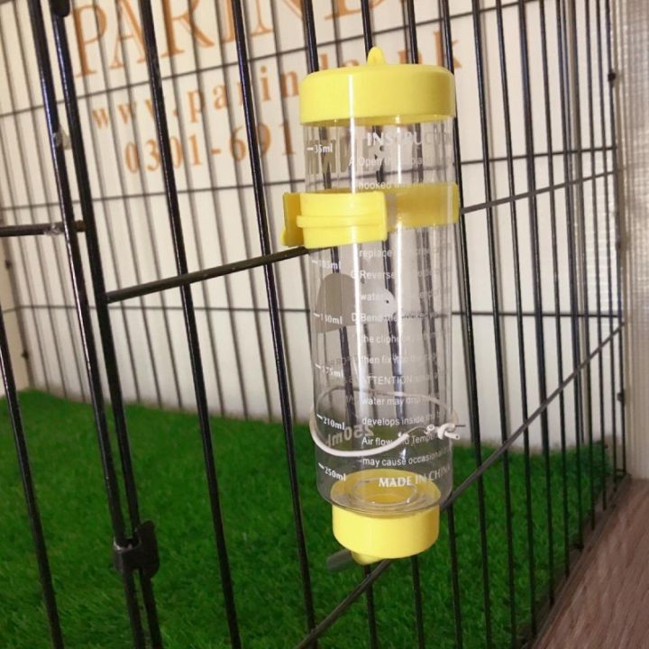 Bird%20Water%20Bottle%20Feeder%20with%20Stainless%20Steel%20Ball%20Nozzle%20250ml,%20parrots,%20rabbits%20-%20Image%202