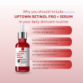 Uptown LA Retinol Face Serum with Vitamin B3. Anti Aging Face Serum for Lines, Wrinkles & Premature Sun Damage to Resurface & Hydrate. Suitable for all skin types. 