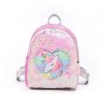 Topsky Sequin Unicorn Backpack Shiny Children's Backpack,Glitter Backpack School Bag for Girls,Glitter Bling Rucksack for School Girls Shiny Casual Daypack. 