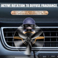 Car Air Freshener Pilot Rotating Propeller Air Outlet Perfume Clip Car Interior Aromatherapy Perfume Decoration Car Styling. 