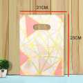50Pcs/Lot Small Medium Large Random Plastic Wrapping Bag Gift Bag With Handle For Charms Earrings Nuts Candy Jewelry Gift Packing Bags. 