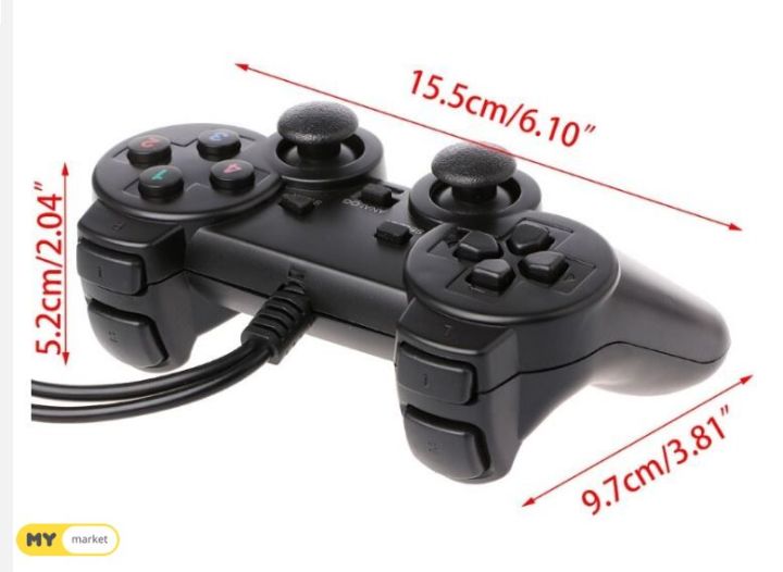 UCom%20Wired%20Game%20Controller%20Gaming%20Joypad%20Joystick%20USB%20Gamepad%20Joy%20stick%20Game%20pad%20Joy%20pad%20For%20Win7/8/10%20XP%20For%20PC%20Laptop%20Vibration%20Gamepads%20-%20Image%203