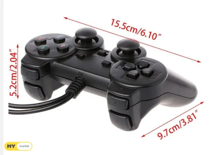 UCom%20Wired%20Game%20Controller%20Gaming%20Joypad%20Joystick%20USB%20Gamepad%20Joy%20stick%20Game%20pad%20Joy%20pad%20For%20Win7/8/10%20XP%20For%20PC%20Laptop%20Vibration%20Gamepads%20-%20Image%205