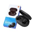 Fast Redmi Air Pods Black Mi Air Dots Wireless Headphones- Black. 