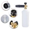Snow Foam Lance for DEXTRO - Foam Cannon Shampoo Dispenser Sprayer - for some Pressure Washers of Samco, Daewoo, Total, Ingco, CVS, CPT, Lutian, Ancor, Jasco, Crown, Wika, Hitachi, etc. - select 750ml Plastic OR 1000ml Metal. 