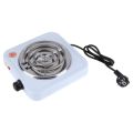 Electric Stove Hot Plate with Ultra-Fast 1000W 2-Minute Rapid Heating, Easy-to-Clean Surface, and Automatic Shut-Off Safety for Efficient Cooking, Boiling, and Noodle Preparation". 