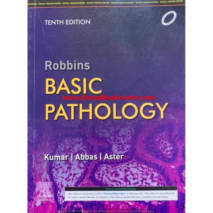 ROBBINS BASIC PATHOLOGY 10TH EDITION BY KUMAR ABBAS ASTER - MEDIUM ROBBINS Original
