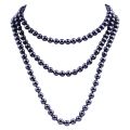 Women Necklace Wear-resistant Costume Jewelry Imitation Pearl Necklace. 