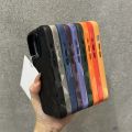 HOCE Camouflage Leather Magnetic Phone Cases For iPhone 12 13 14 15 16 Pro Max MagSafe Case Metal Camera Frame Protective Shockproof Cover. 