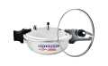 Best Quality National 2 in 1 Aluminum Pressure Cooker Karahi Wok With Free Glass Lid. 