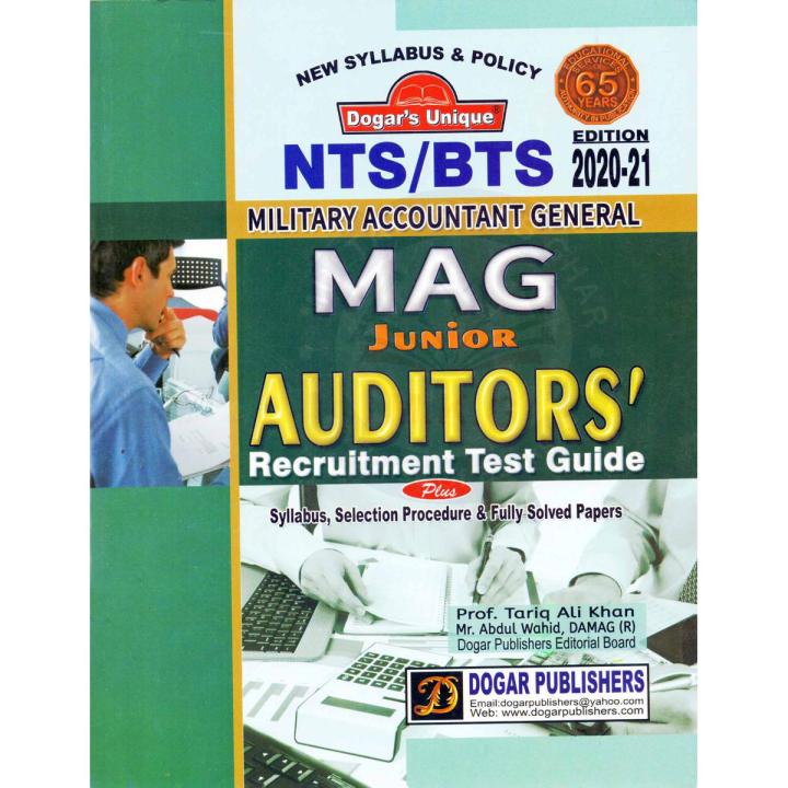Military Accountant General ( MAG ) Junior Auditors Recruitment Guide