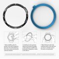 (Ready Stock)For Garmin Fenix 6X/6X Pro/6X Sapphire Smart Watch Steel Bezel Ring, B Version. 