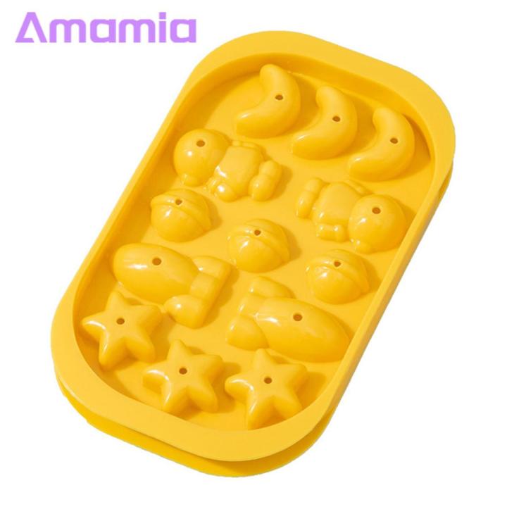 Amamia Ice Cube Maker Food Grade Cartoon Ice Block Making Artifact