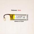 3.7V 250 MAH Battery 421133 Original LOT -  Lithium Ion Lipo - Airpods, Earbuds, DIY, Neckband, Bt Handsfree, Bluetooth Speaker. 