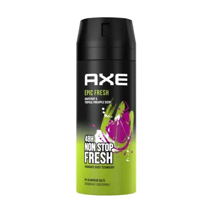 AXE Epic Fresh Deodorant Body Spray for Men - 150ml | 48H Long-Lasting Freshness
