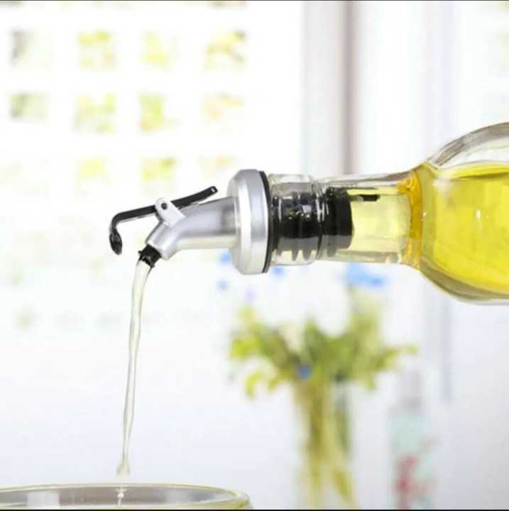 2pcs Oil Bottle Cap Oil Lid, Oil Vinegar Bottle Stopper for Pour Oil, Olive Oil, Vinegar