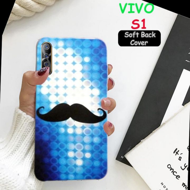 Vivo_S1 Pouch Cover - Mustche Soft Back Cover Case for Vivo_S1