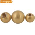 SL1/2/5/10pcs 1-10pcs Dia M3M4M5M6M10M12 Spherical Thread Brass Copper Solid Ball Nut perforated round Metal ball head with hole. 