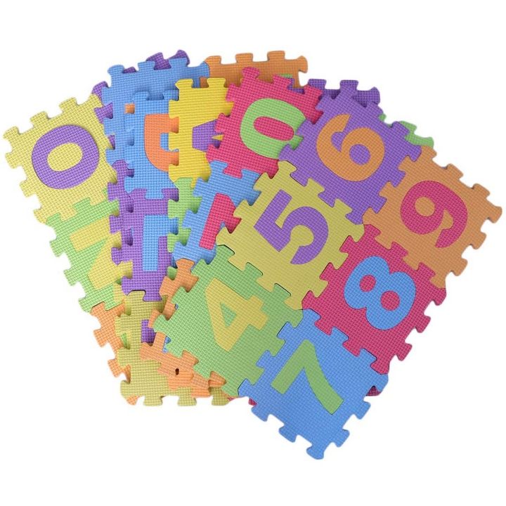 36pc Alphabet Numbers EVA Floor Play Mat Baby Room ABC Foam Puzzle (Size 3 x 3 Inch)