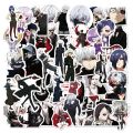 Tokyo Ghoul Anime Ken Hinami Rize Juuzou Renji Kotaro Kishou DIY Sticker Water Proof Decal Vinyl for Car Skateboard, Phone, Laptop, Luggage & Guitar – 50 Pieces. 