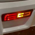 Suzuki Alto 660CC Tail Light Mat Black Wrap sticker. 