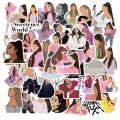 50pcs Waterproof Ariana Grande Graffiti stickers Suitcase Guitar Deco Stickers. 