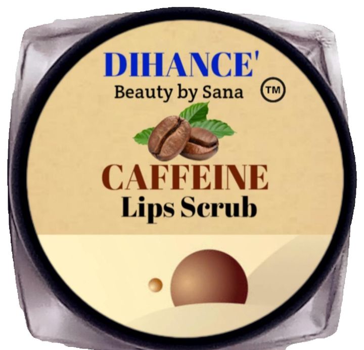 Lip Scrub , SUGAR LIP SCRUB 95% Reduction in Dry & Dark Lips & Pigmentation | Heals Dry & Chapped Lips | With Natural Sugar, Cold Pressed Oils & Coffee Scrub, Lip polishing, Chapped Lips Scrub