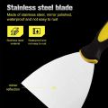 Putty Knife, Spackle Knives, 2 Piece Metal Steel Drywall Tools with Soft Rubber Handle Scraper Trowel, Used for Drywall, Paint, Wallpaper, Wall Putty Remover Tool,All Sizes Available(2, 2.5, 3, 4, 6inches). 