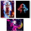 Goku Anime Poster for home decor Painting Wall Stickers. 