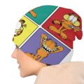 Garfields Cat Funny Meme Skullies Beanies Caps Cool Winter Warm Women Men Knit Hats Adult Unisex Cartoon Comic Bonnet Hats. 