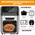 2Pcs Air Fryer Silicone Basket Silicone Mold Airfryer Oven Baking Basket Tray Pizza Fried Chicken Pan Liner Accessories. 