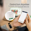 Mini Smart Relay Switch, DIY Timer Light Switch Smart Life/Tuya Application, Wireless Remote Control. 