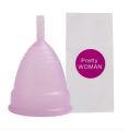 Imported Menstrual Cup Small Large Medium Silicon Menstrual Cups Large FDA Approved Reusable Long-Lasting Reusable, Soft Silicone Period Cups. 