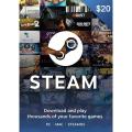Steam Wallet Gift Card - $20 USD. 