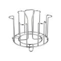 Decorative Stainless Steel Glass Holder for Kitchen Dining Table (6 Glass Stand). 