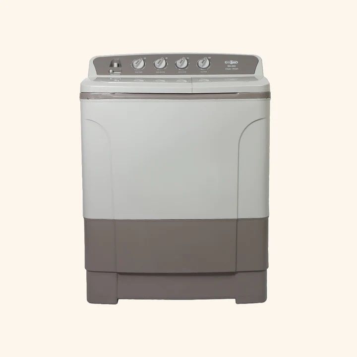 Super Asia Washing Machine SA-242 CLEAN WASH - Twin Tub (Wash 08 KG, Spin 07 KG) with 05 Years Warranty