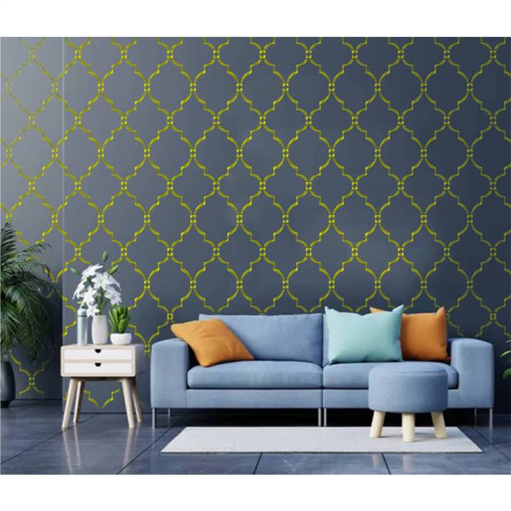Moroccan%20Line%20Pattern%20Stencil%20for%20Painting%20on%20Wood,%20Canvas,%20Paper,%20Fabric,%20Floor,%20Wall.%20ID%20520%20-%20Image%205