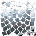 Small Craft Mirrors - 400-Pack Bulk Square Mirror Tiles - (1 x 1 cm) Glass Mosaic Tiles. 