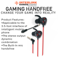 Interlink Gaming Handsfree with Attachable Mic + Free Gaming Sleeves | Immerse Yourself in Ultimate Sound and Style. 